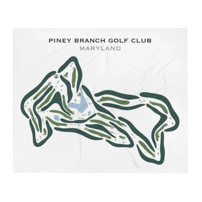 Piney Branch Golf Course, Maryland - Printed Golf Courses