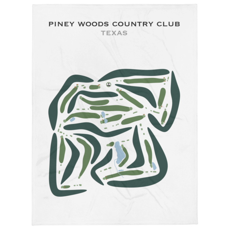 Piney Woods Country Club, Texas - Printed Golf Courses