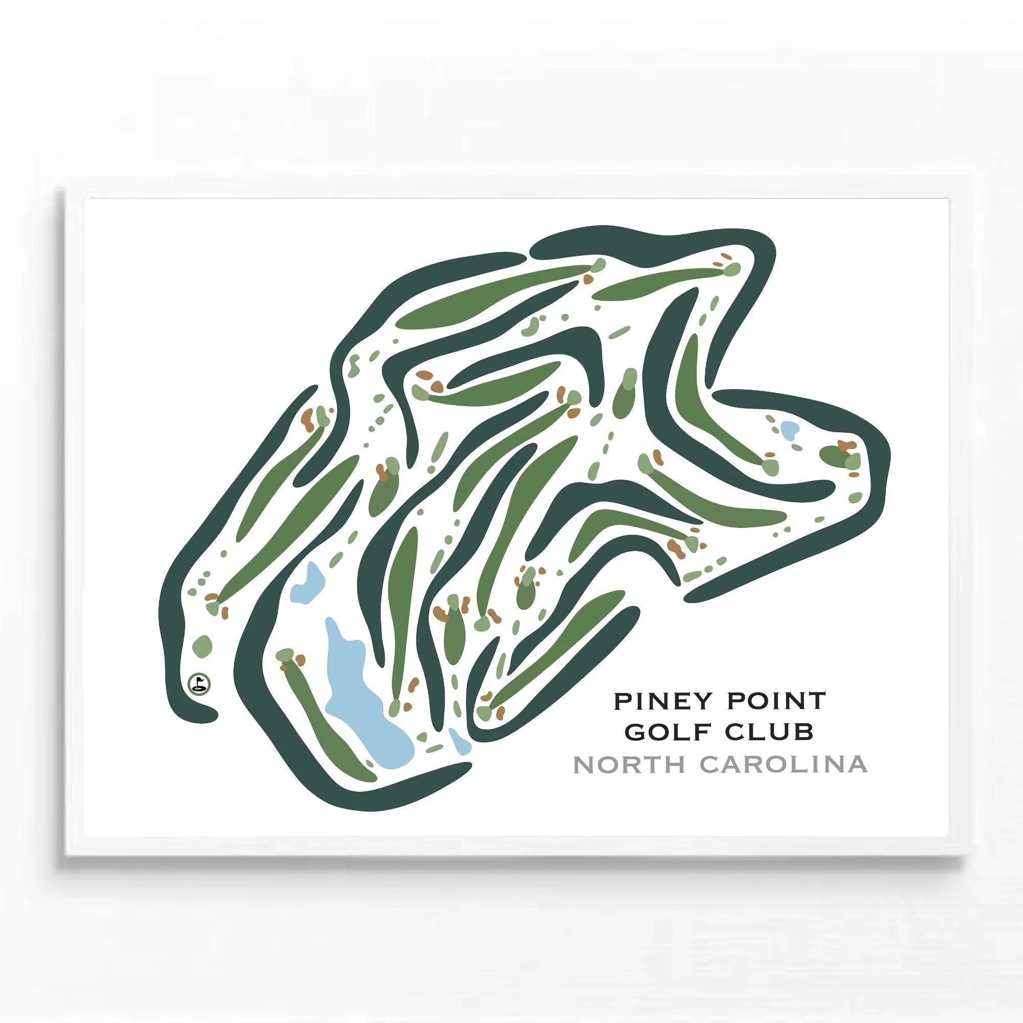 Piney Point Golf Club, North Carolina - Printed Golf Courses