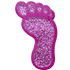 Pink Foot Print Glitter Ball Marker &  Hat Clip by ReadyGOLF
