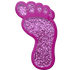 Pink Foot Print Glitter Ball Marker &  Hat Clip by ReadyGOLF