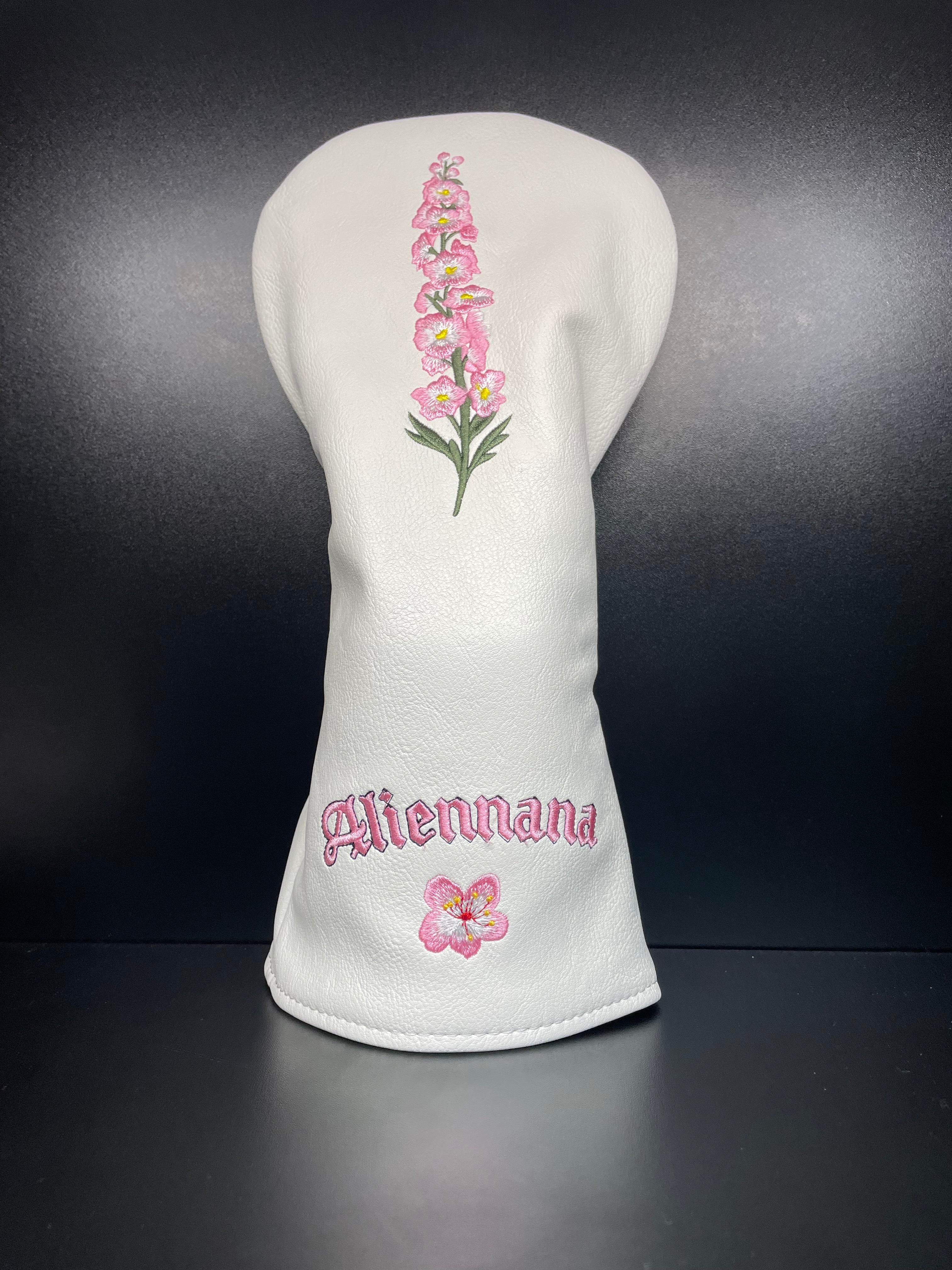 Pink Snapdragon Flower Headcover