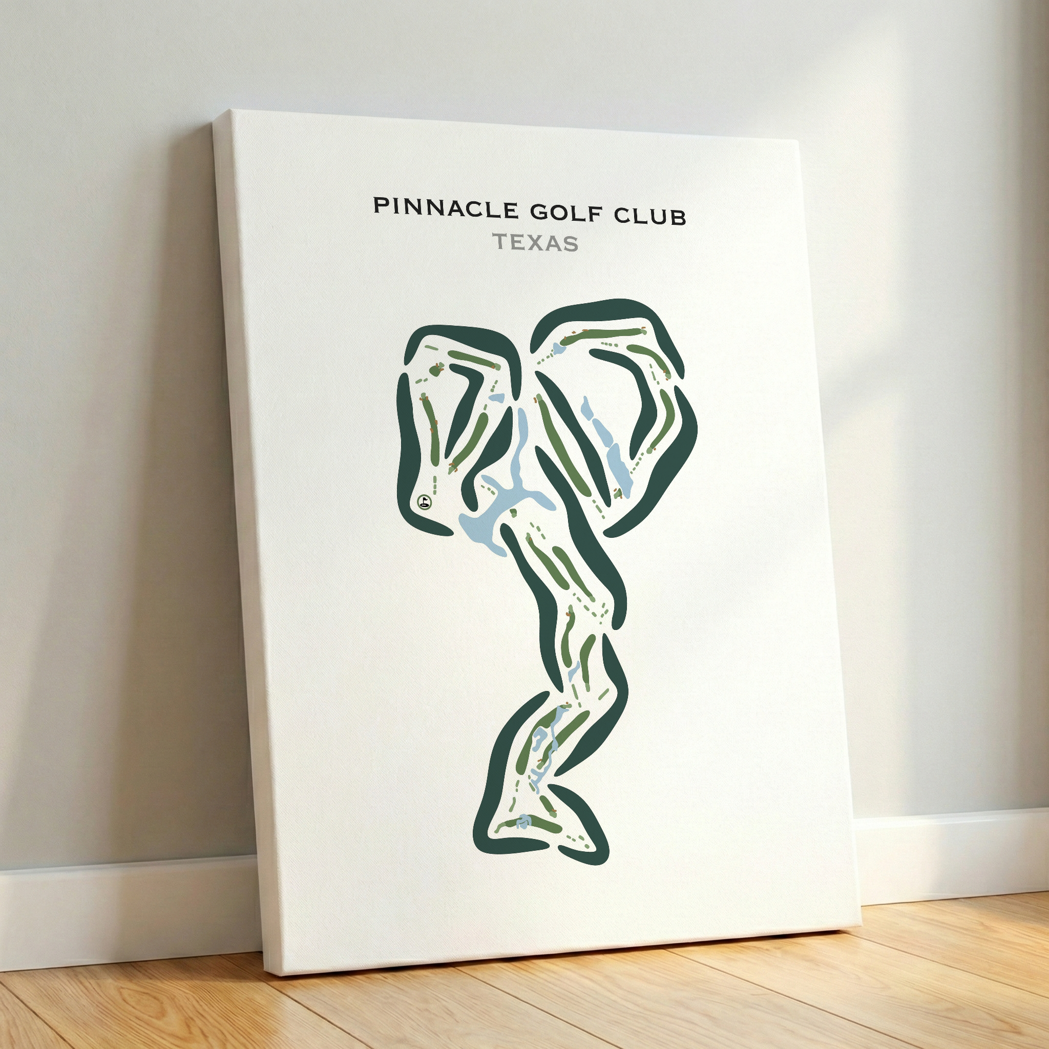 Pinnacle Golf Club, Texas - Printed Golf Course