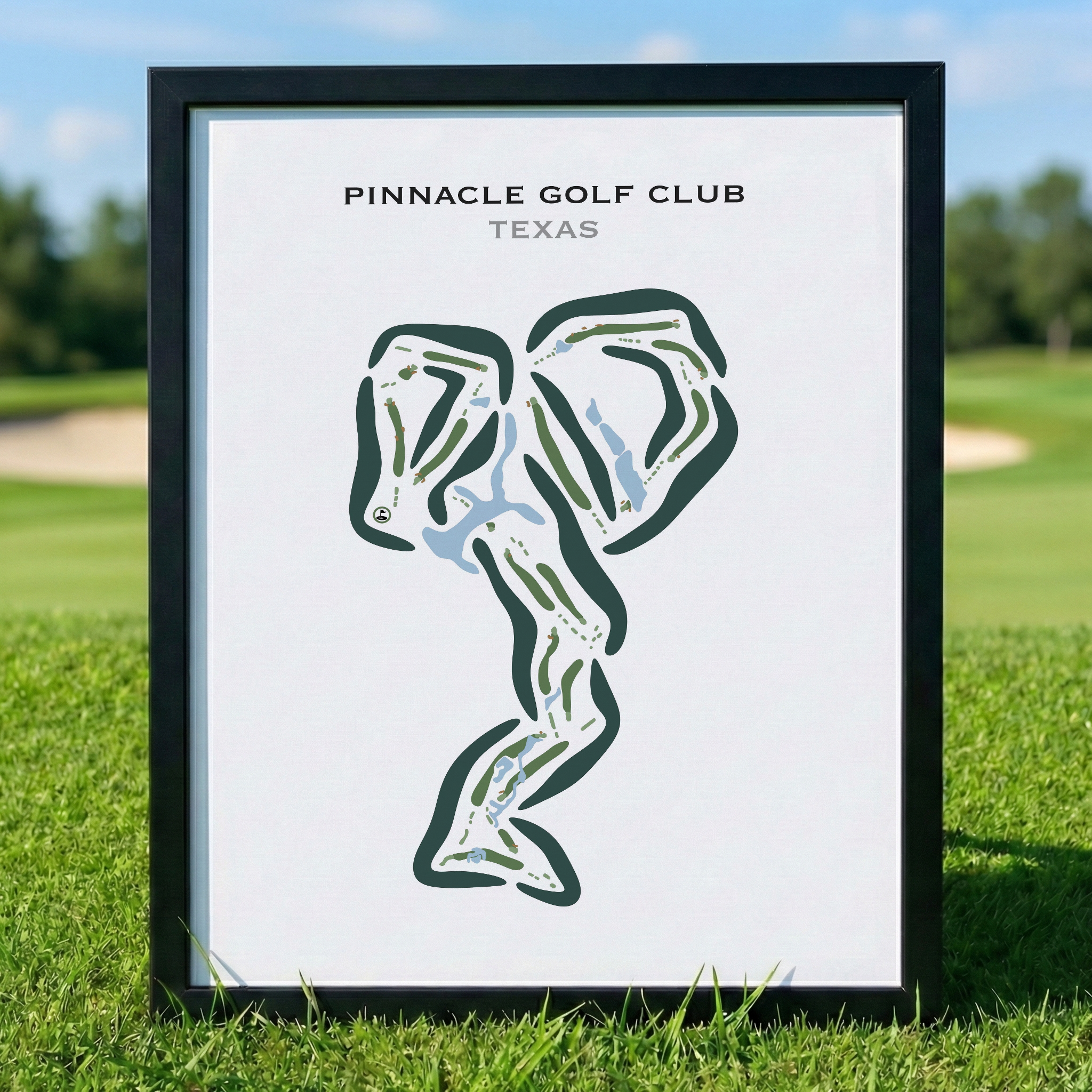 Pinnacle Golf Club, Texas - Printed Golf Course