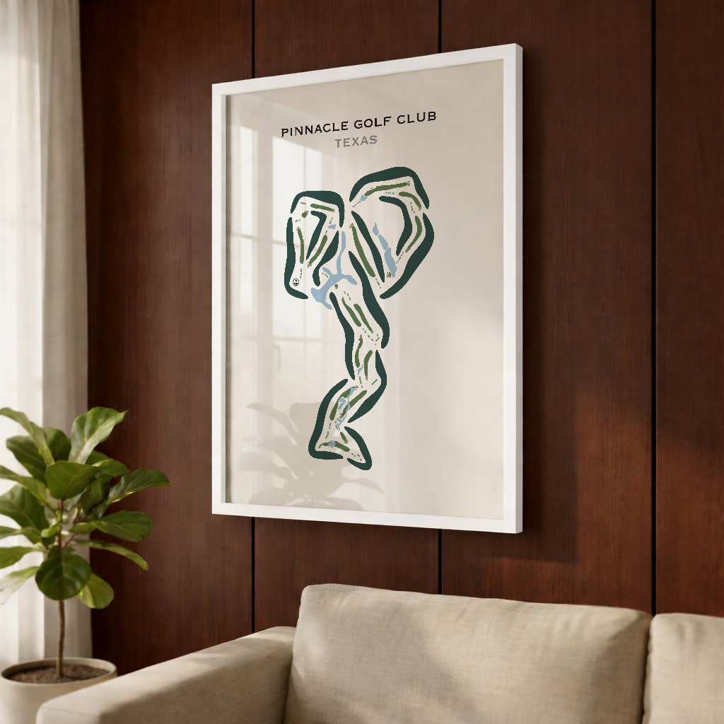 Pinnacle Golf Club, Texas - Printed Golf Course