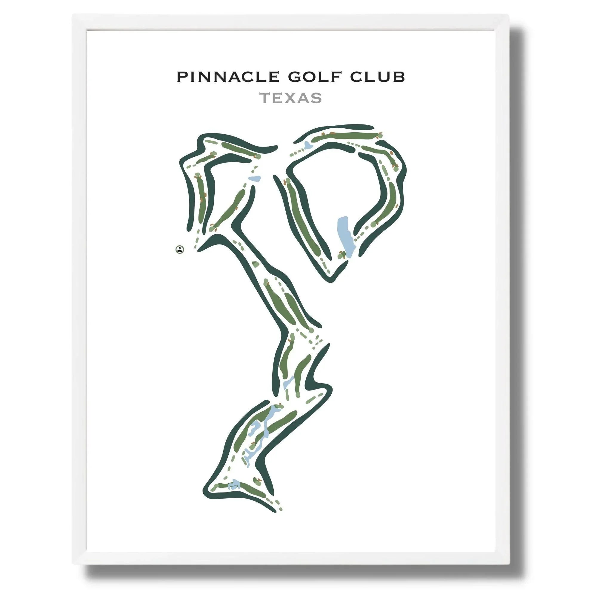 Pinnacle Golf Club, Texas - Printed Golf Course