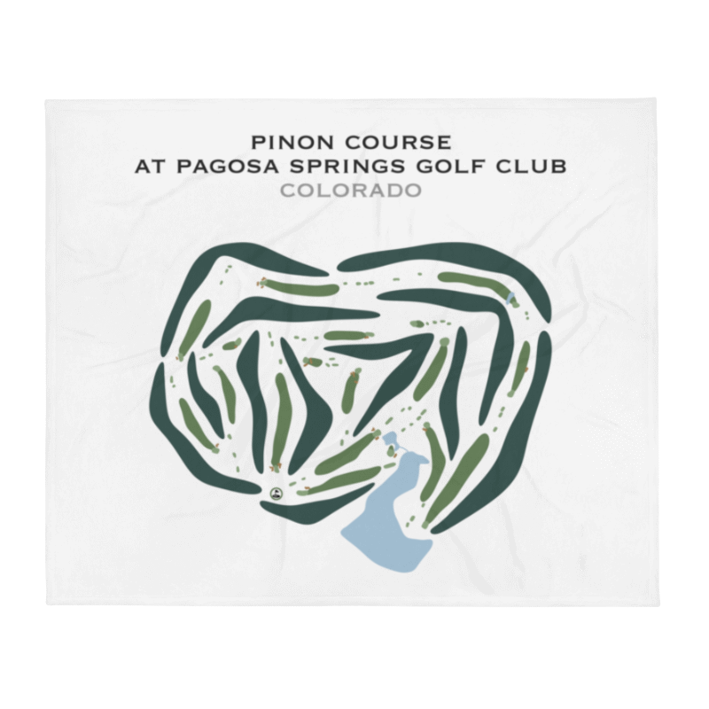 Pinon Course at Pagosa Springs Golf Club, Colorado - Printed Golf Courses