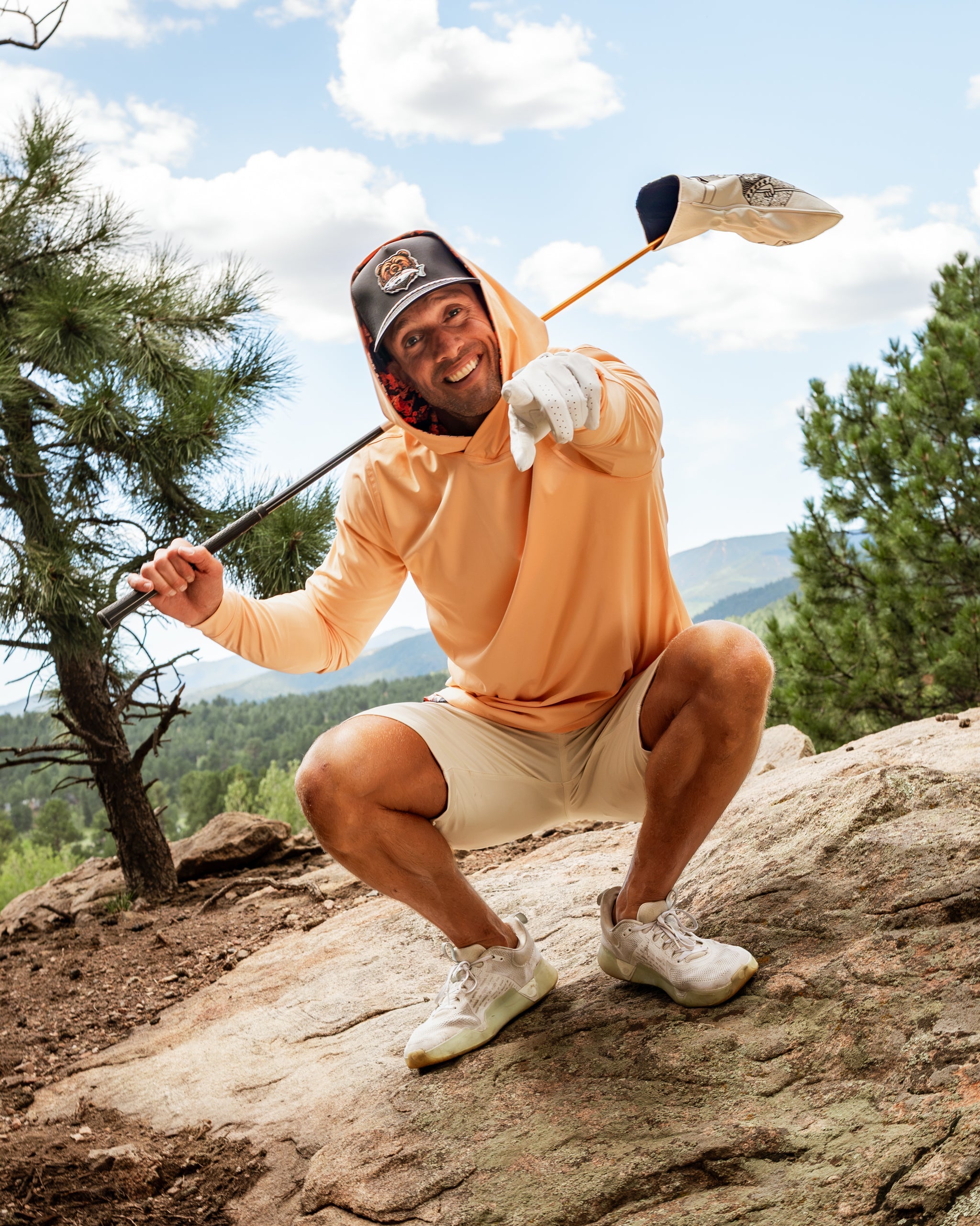Performance Golf Hoodie - Autumn Leaves