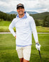 Performance Golf Hoodie - White Petals