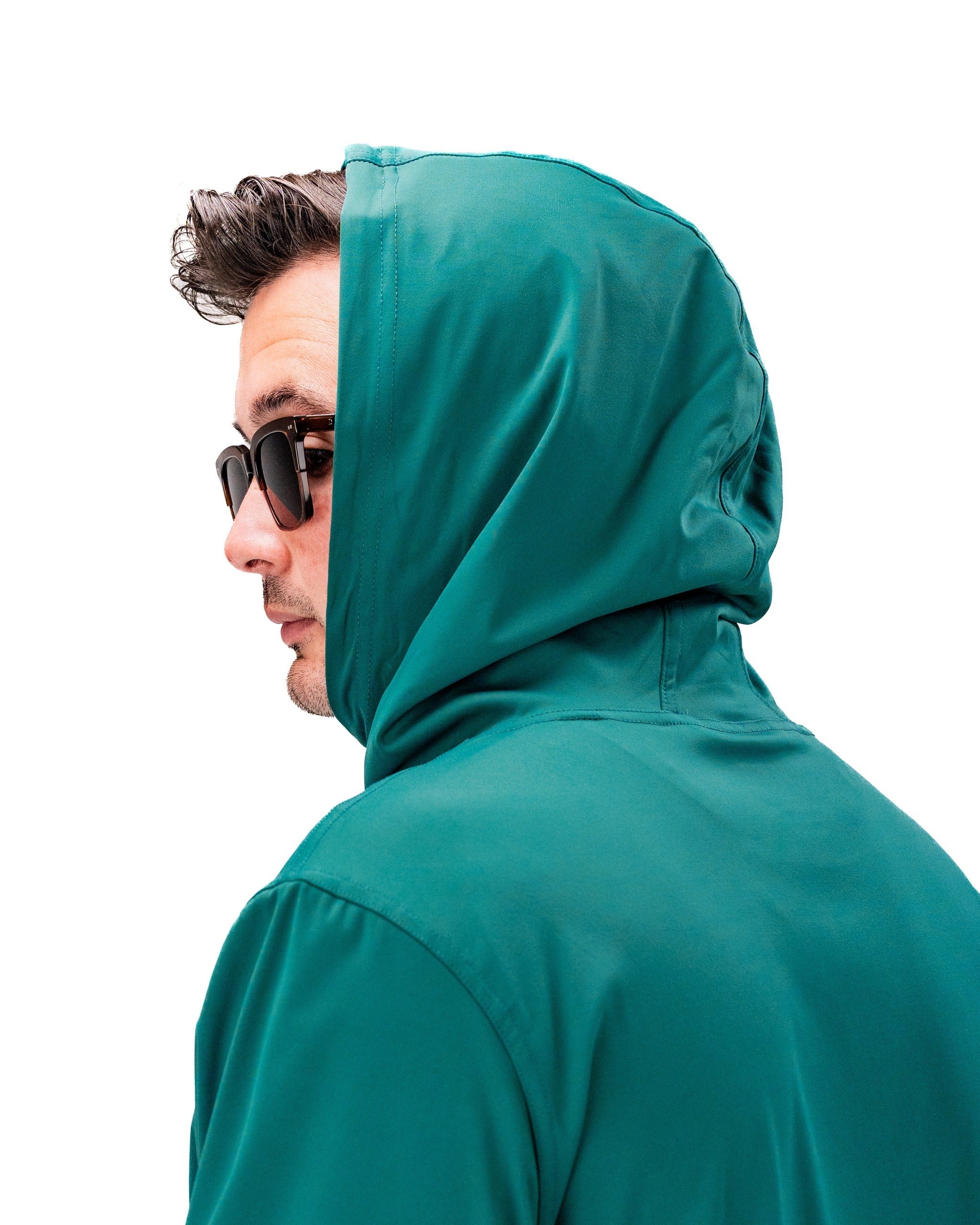 Performance Golf Hoodie - Tiger Shatter Teal
