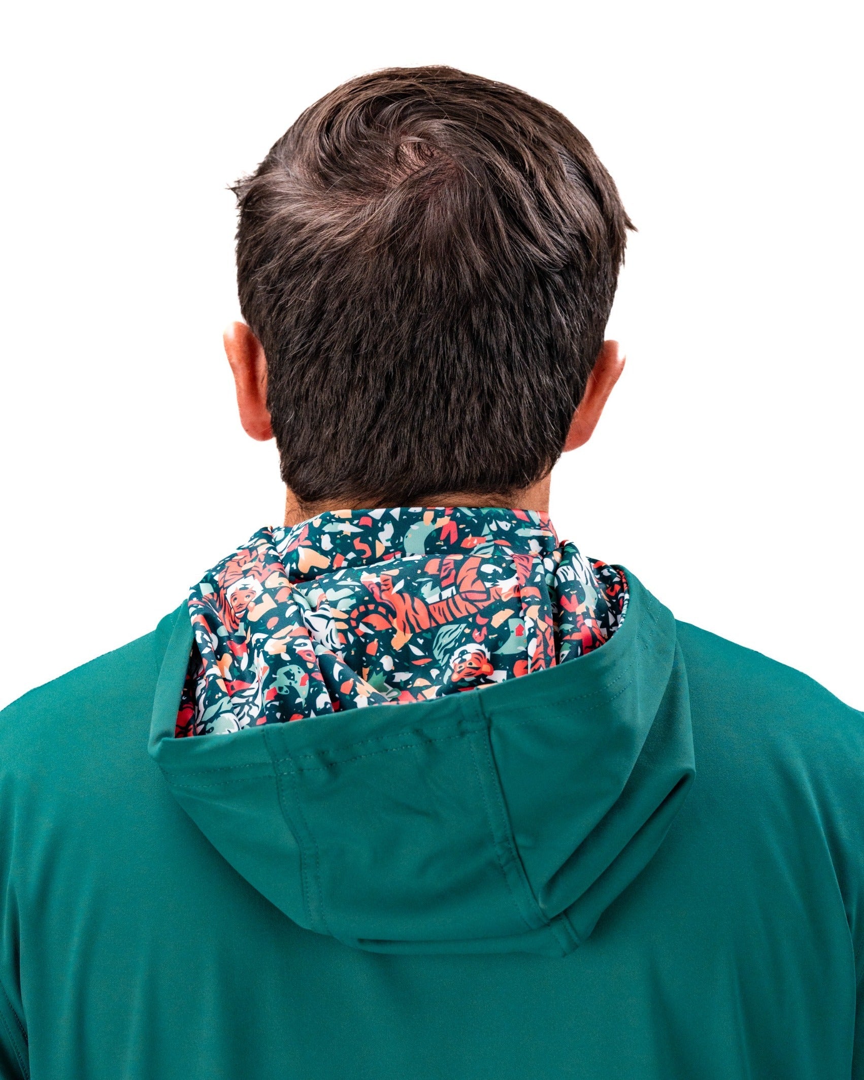 Performance Golf Hoodie - Tiger Shatter Teal