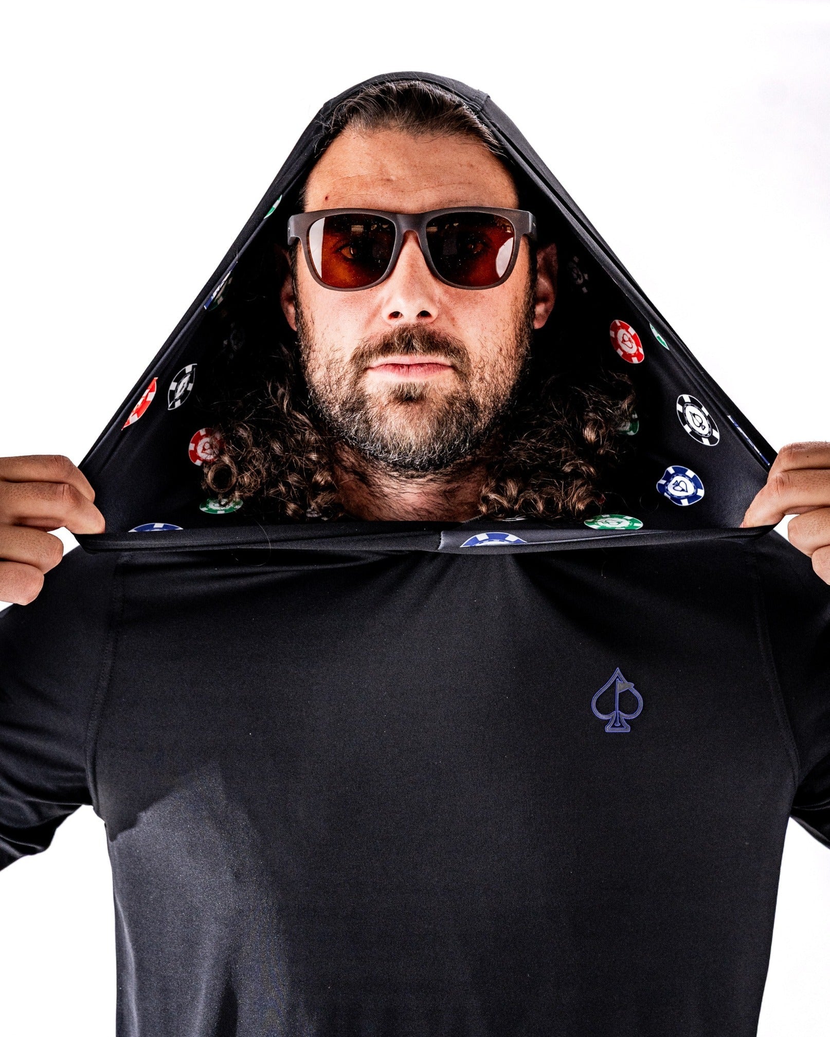 Performance Golf Hoodie - Poker