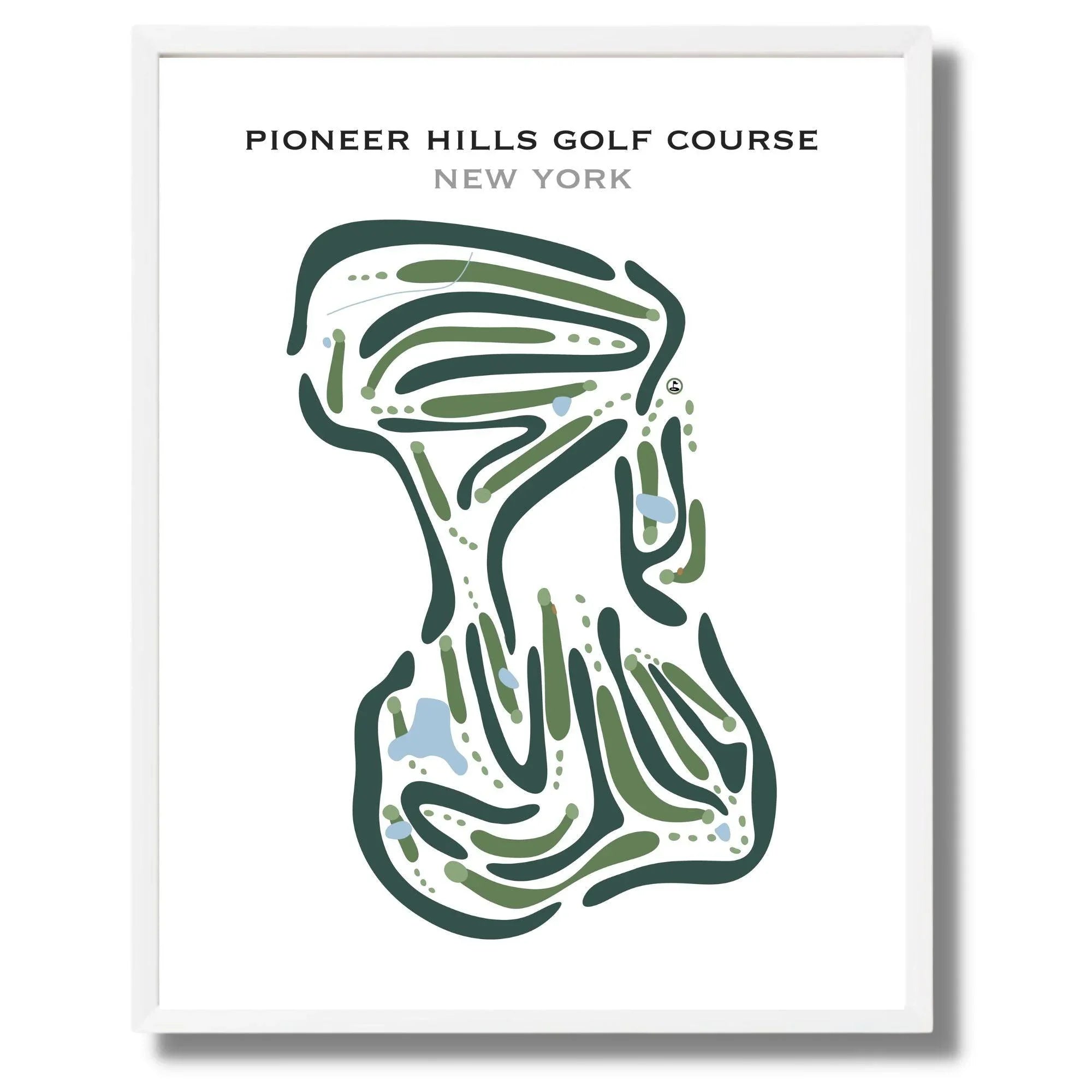 Pioneer Hills Golf Course, New York - Printed Golf Courses
