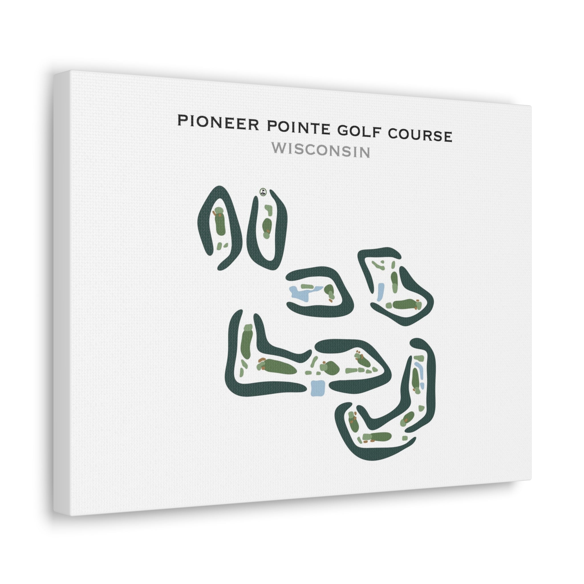 Pioneer Pointe Golf Course, Wisconsin - Printed Golf Courses