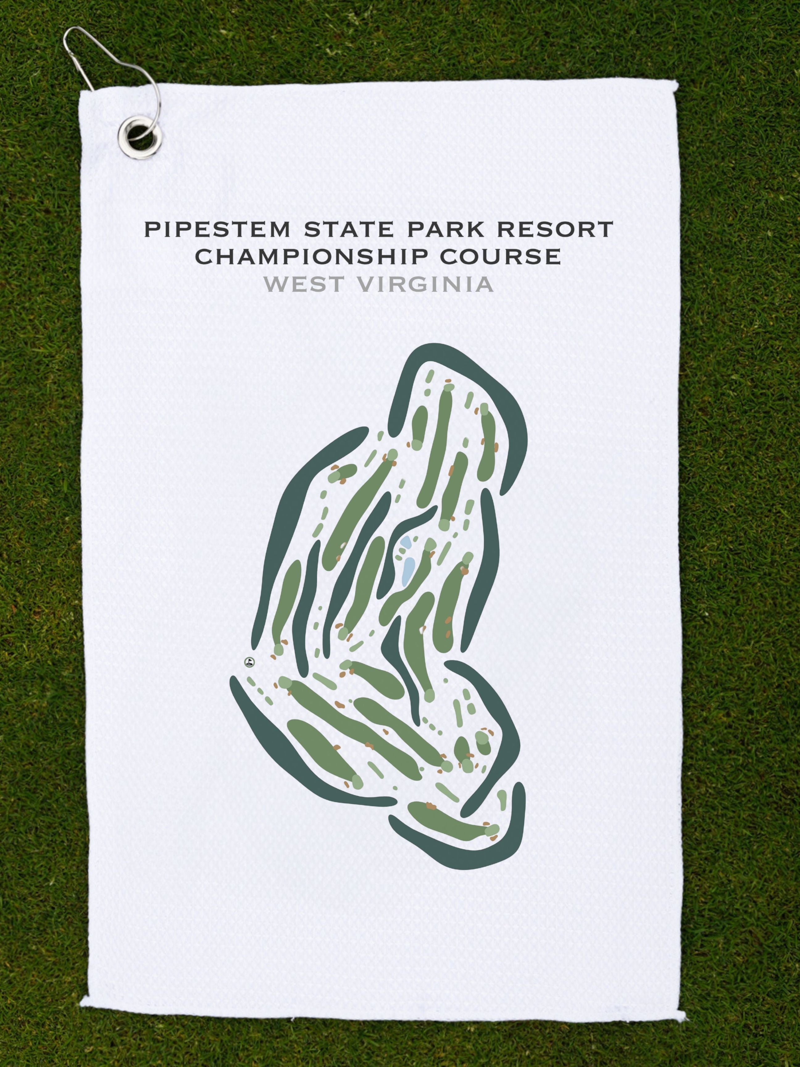Pipestem State Park Resort - Championship Course, West Virginia - Printed Golf Courses