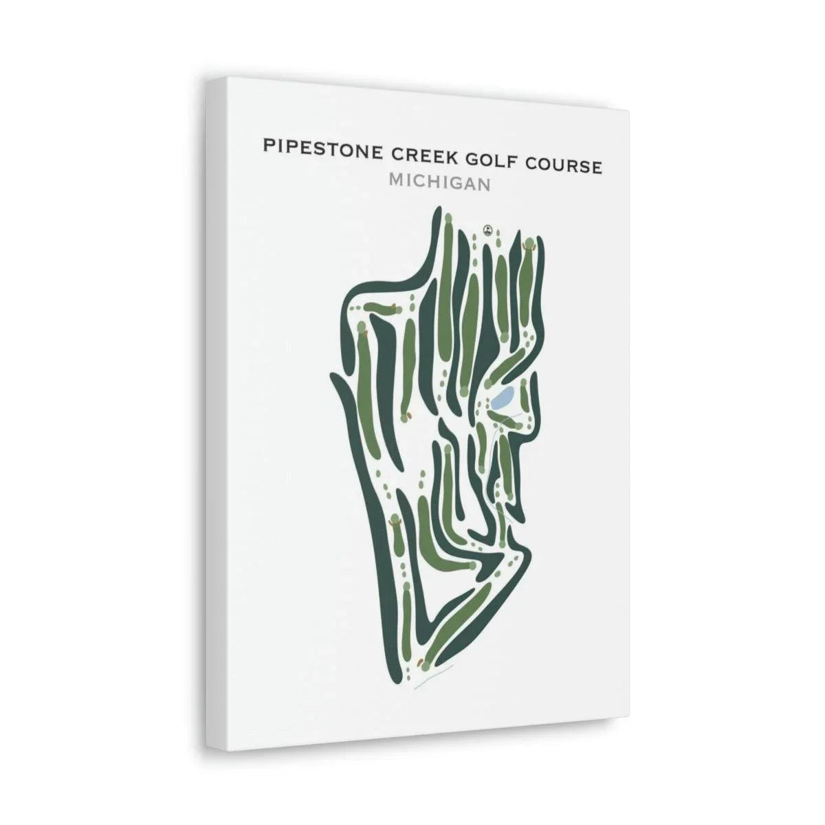 Pipestone Creek Golf Course, Michigan - Printed Golf Courses