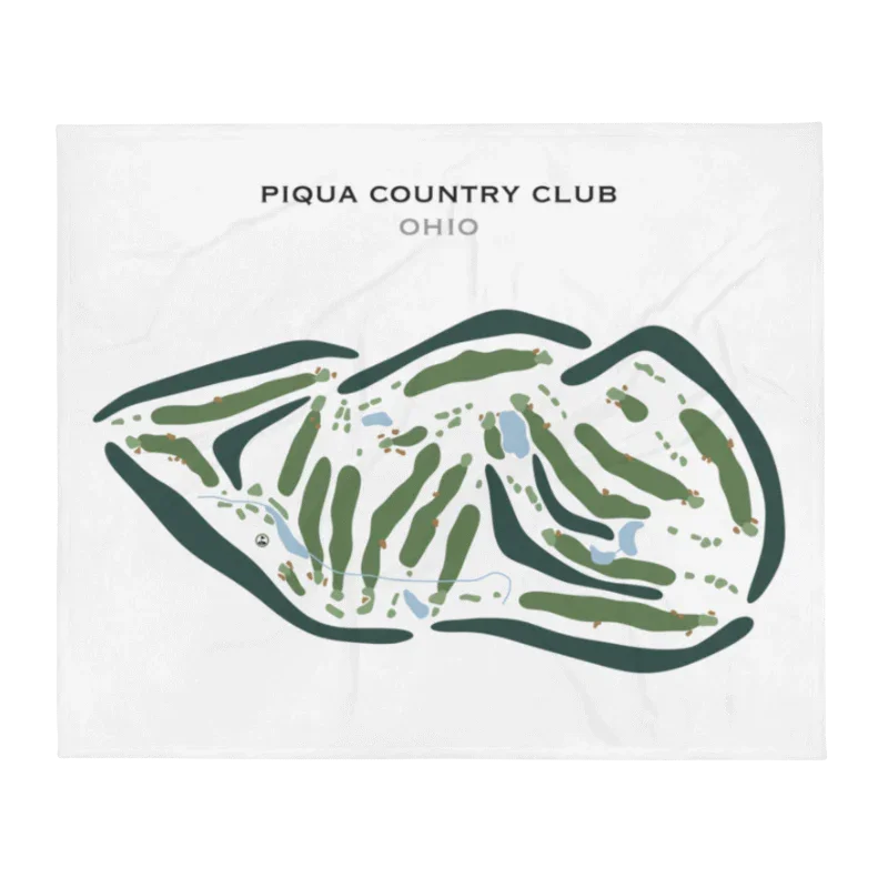 Piqua Country Club, Ohio - Printed Golf Courses