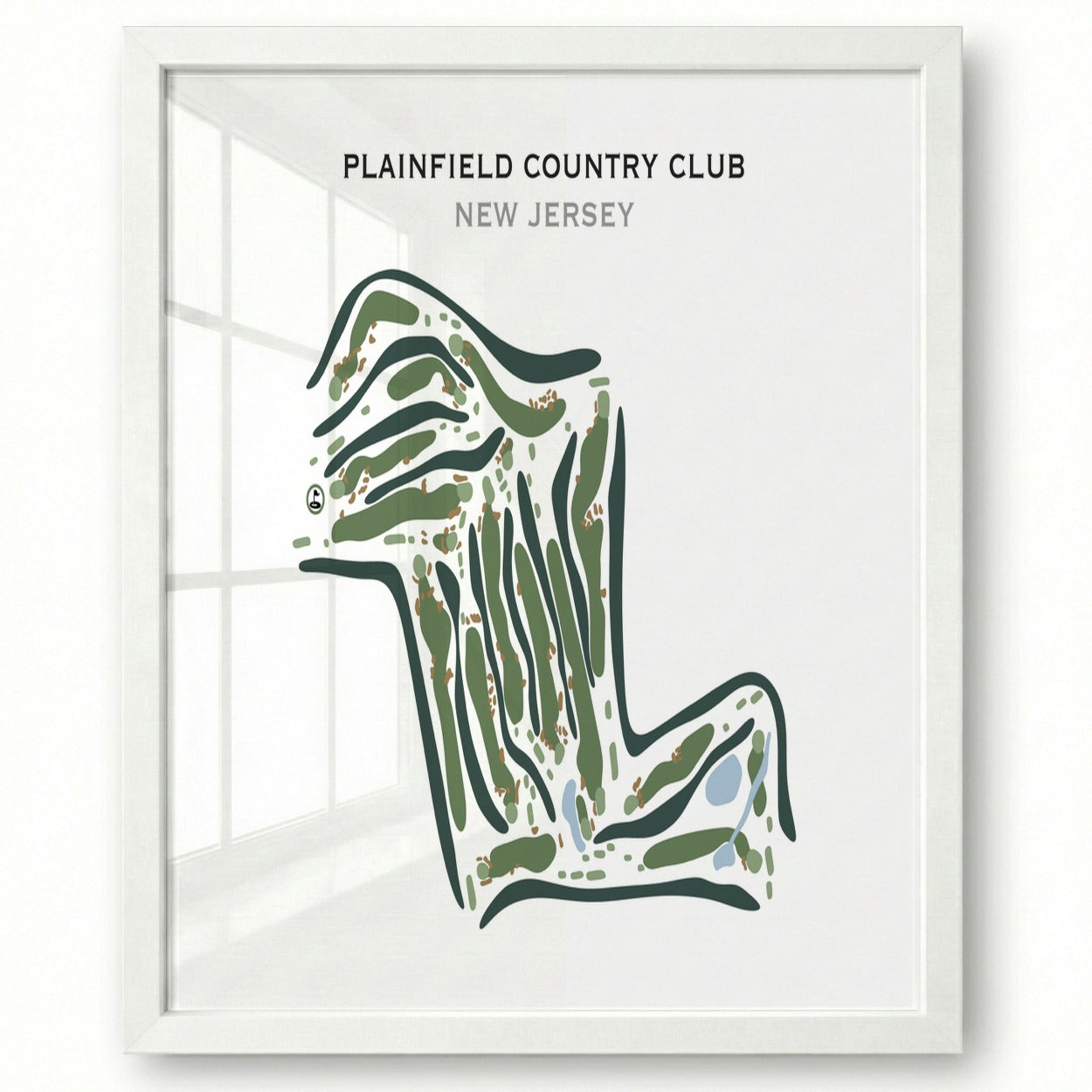 Plainfield Country Club, New Jersey - Printed Golf Courses