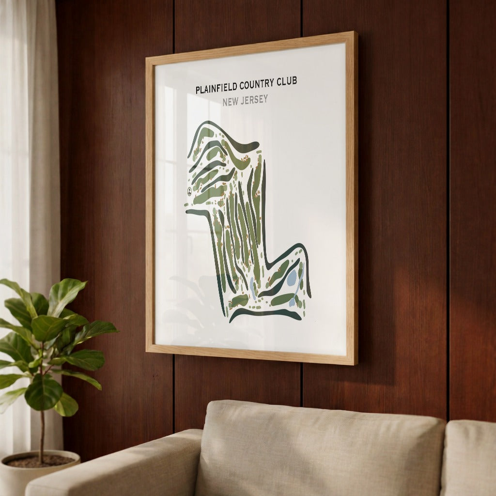 Plainfield Country Club, New Jersey - Printed Golf Courses
