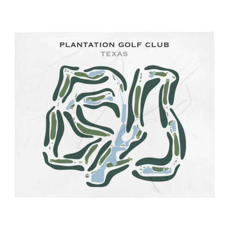 Plantation Golf Club, Texas - Printed Golf Course