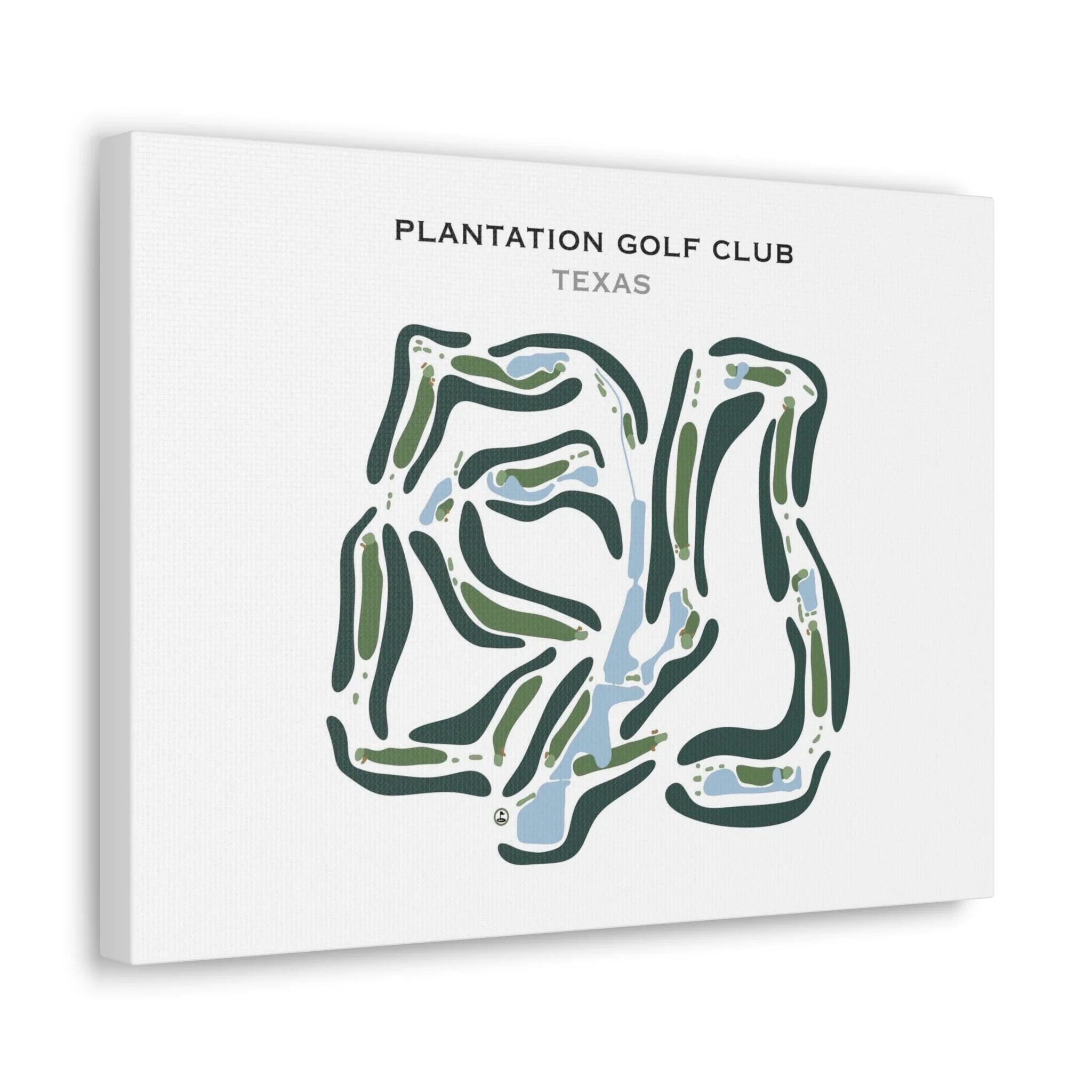 Plantation Golf Club, Texas - Printed Golf Course