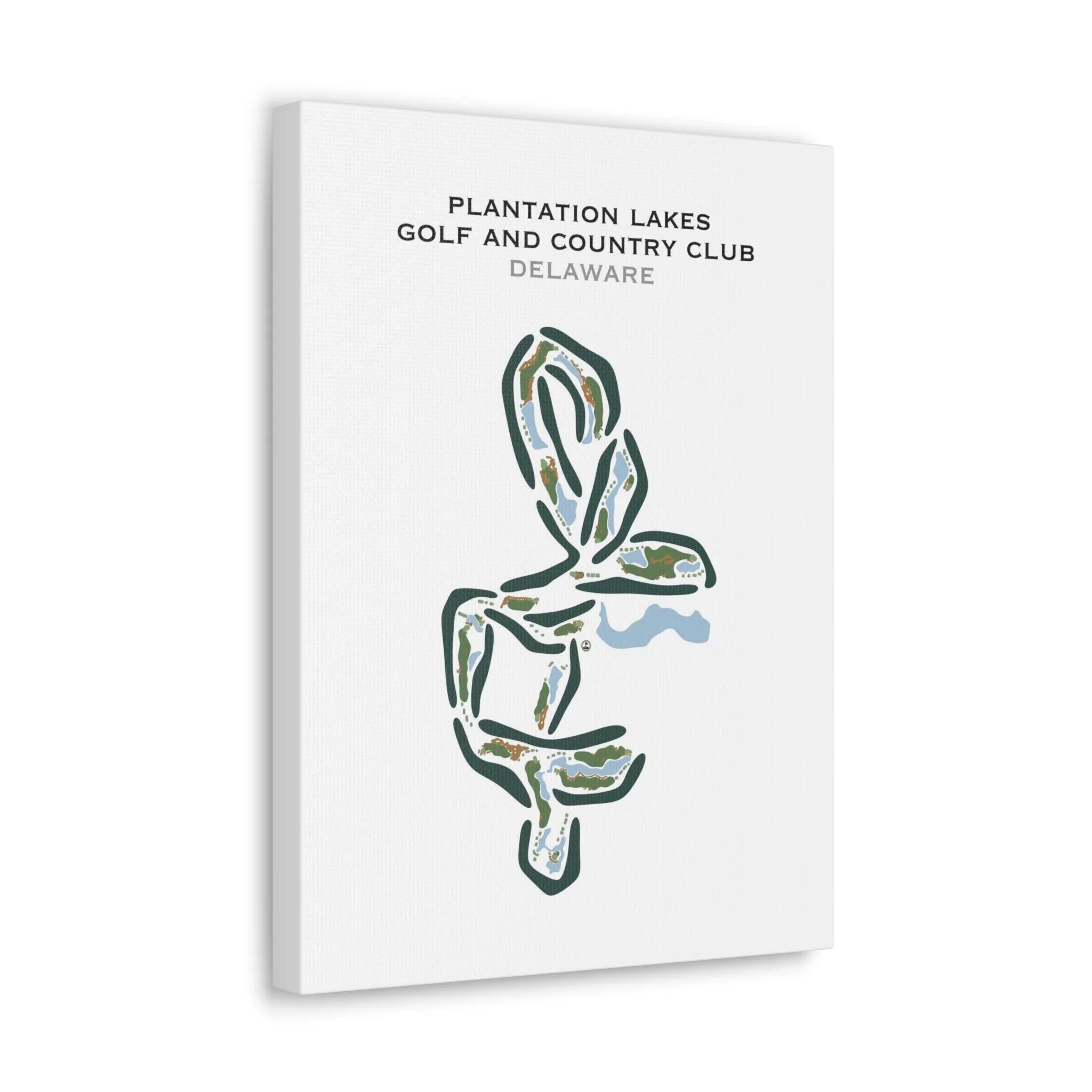 Plantation Lakes Golf and Country Club, Delaware - Printed Golf Courses