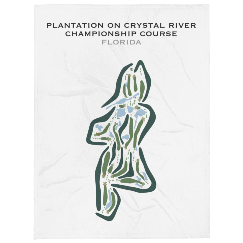 Plantation on Crystal River - Championship Course, Florida - Printed Golf Courses