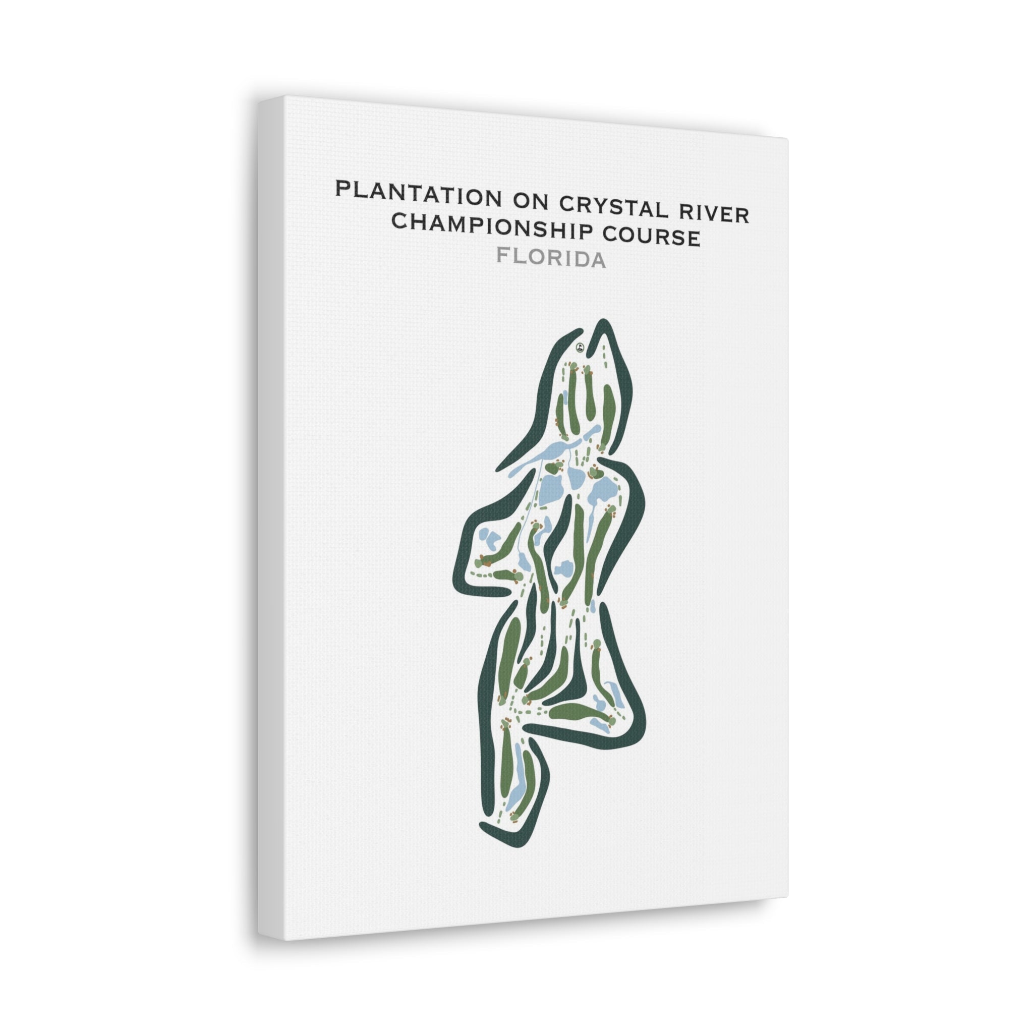 Plantation on Crystal River - Championship Course, Florida - Printed Golf Courses