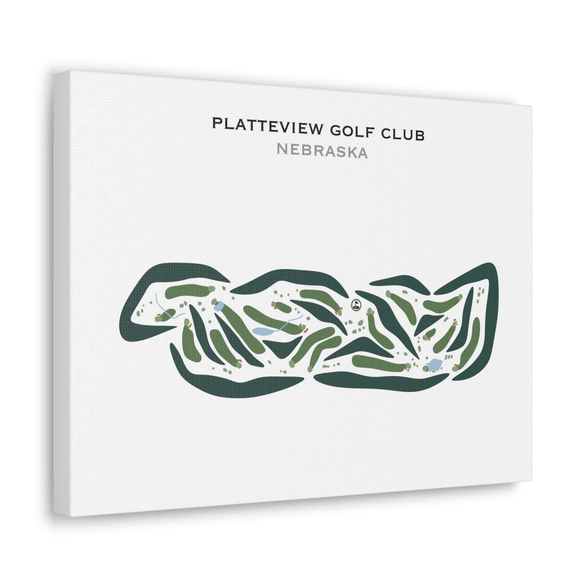 Platteview Golf Club, Nebraska - Printed Golf Courses
