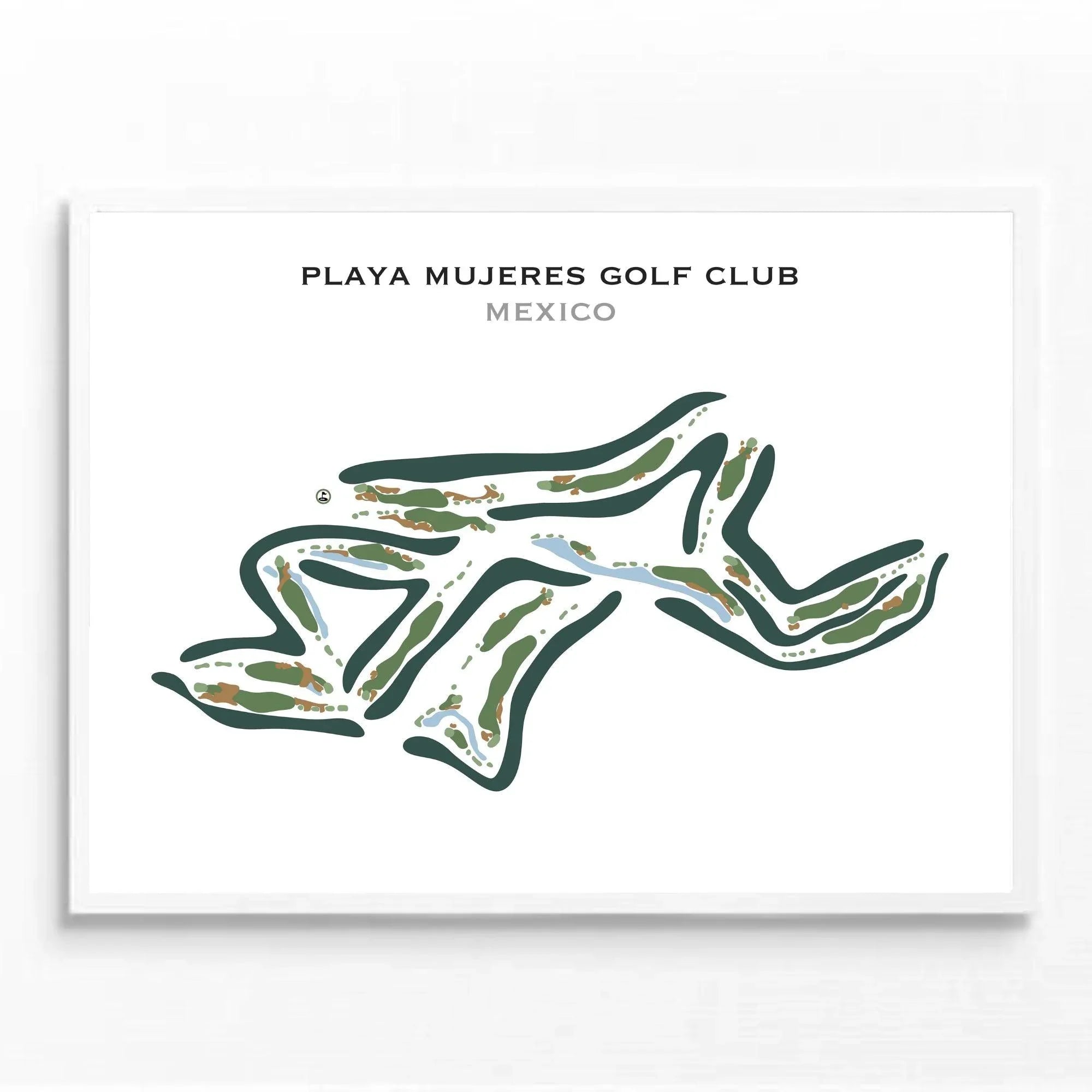 Playa Mujeres Golf Club, Mexico - Printed Golf Course