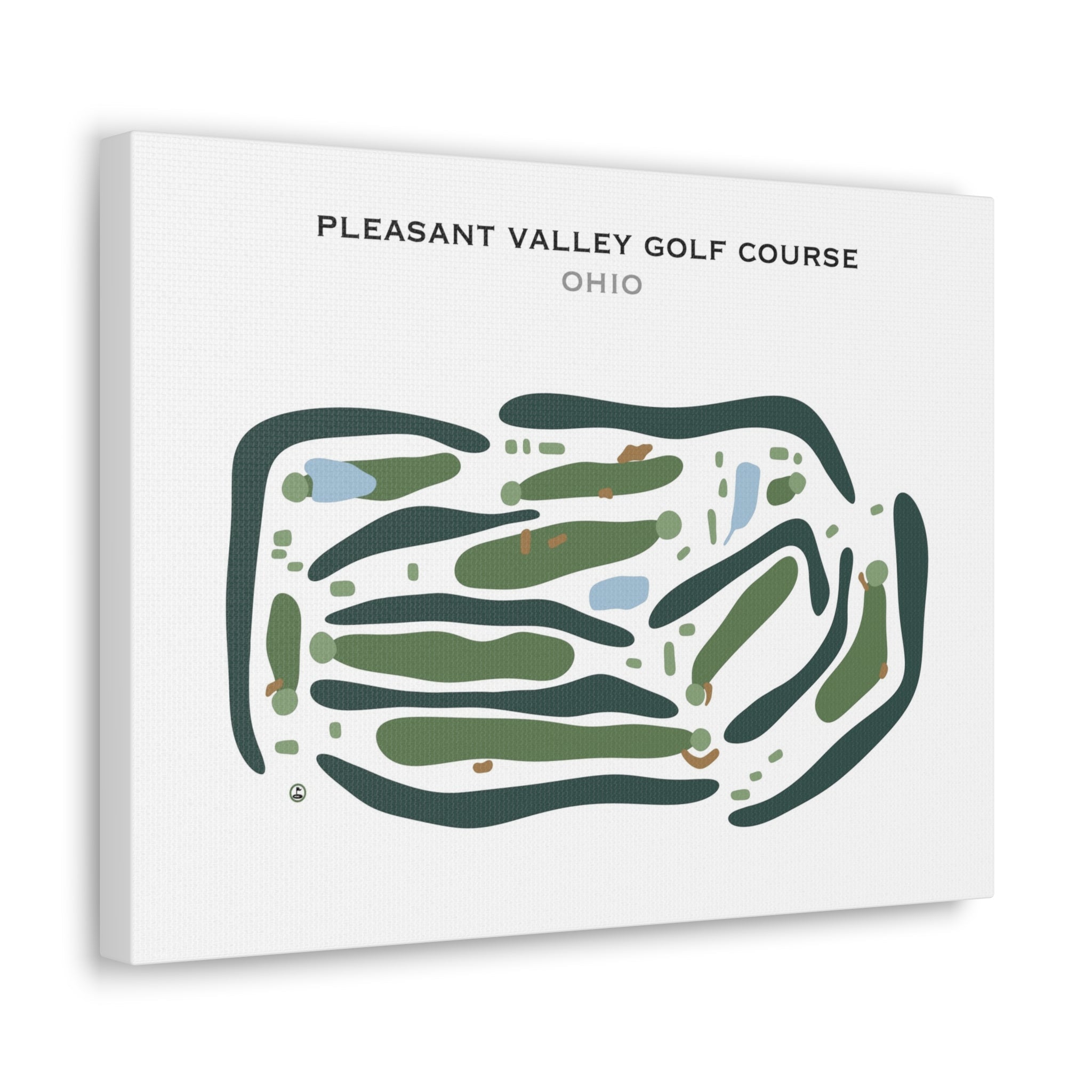Pleasant Valley Golf Course, Ohio - Printed Golf Courses