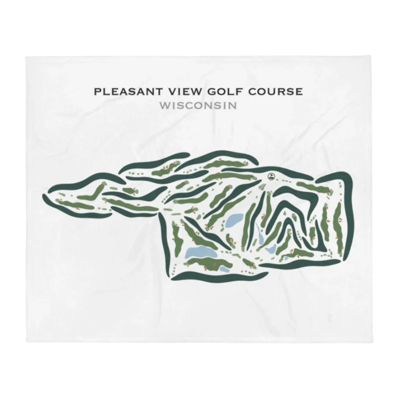 Pleasant View Golf Course, Middleton, Wisconsin - Printed Golf Courses