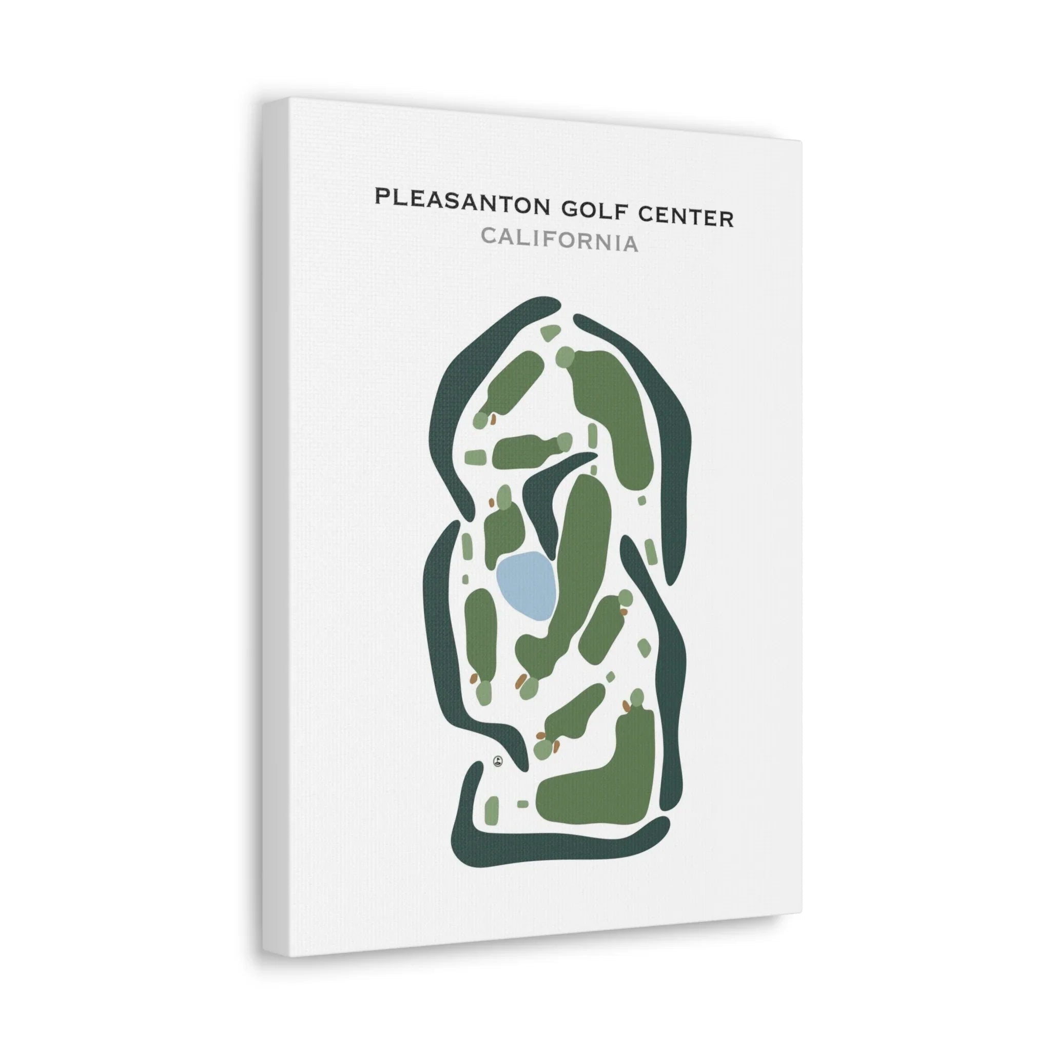 Pleasanton Golf Center, California - Printed Golf Courses