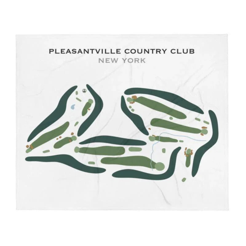 Pleasantville Country Club, New York - Printed Golf Course