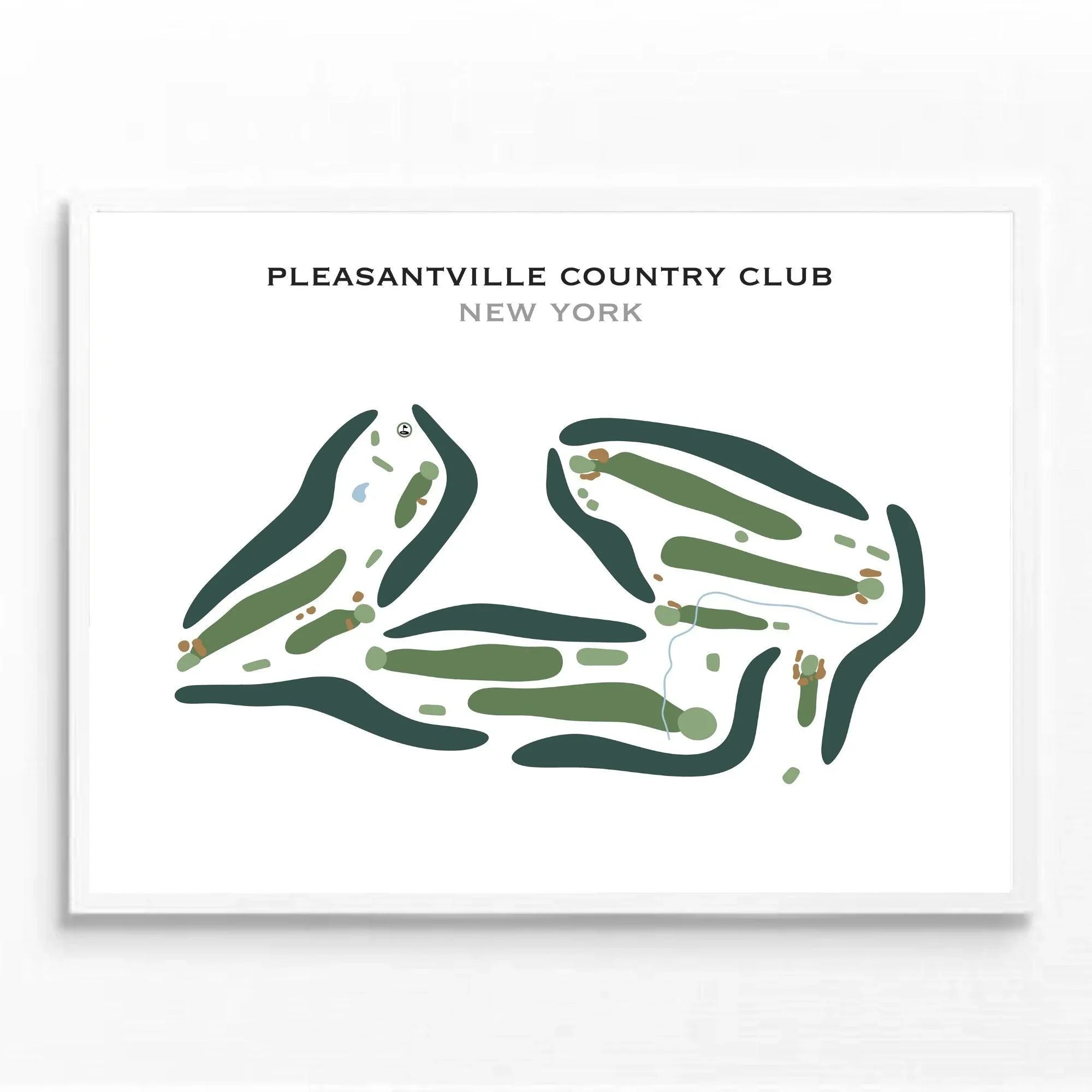 Pleasantville Country Club, New York - Printed Golf Course
