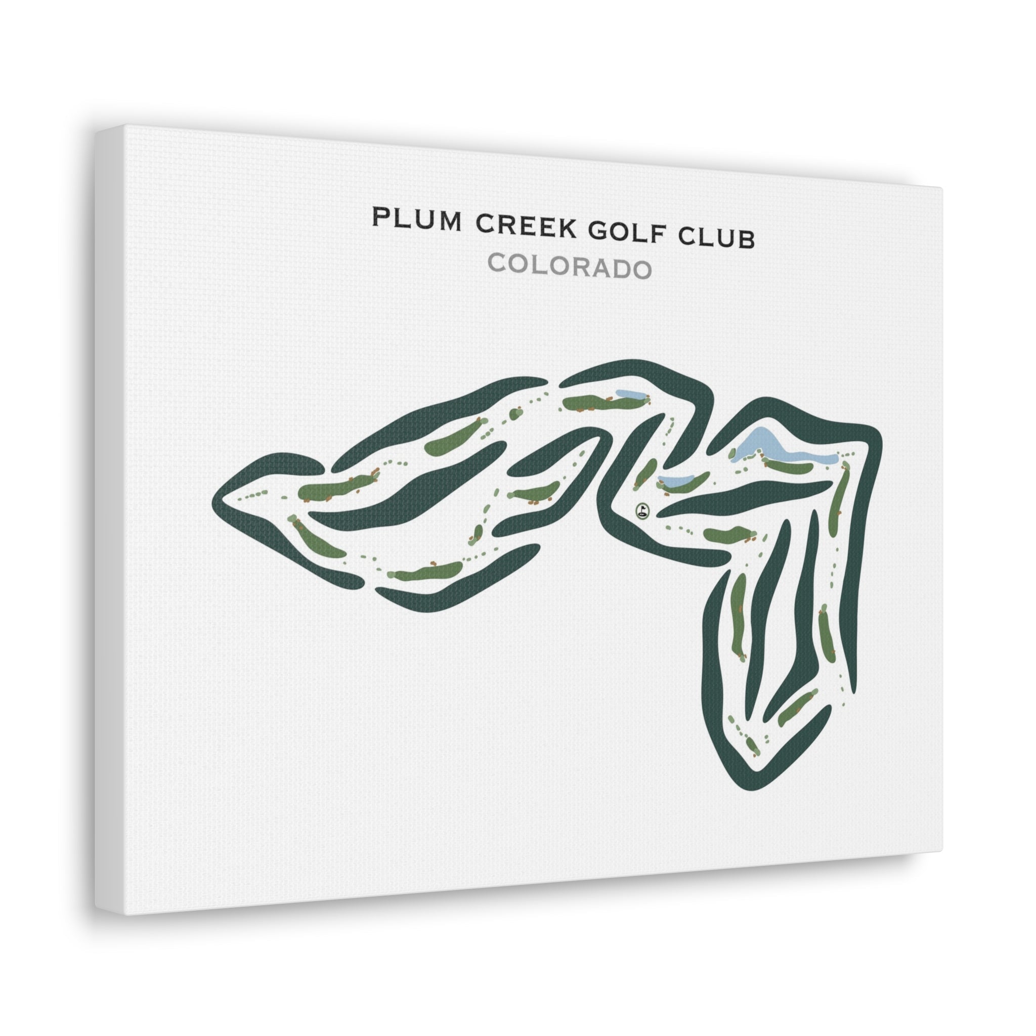 Plum Creek Golf Club, Colorado - Printed Golf Courses