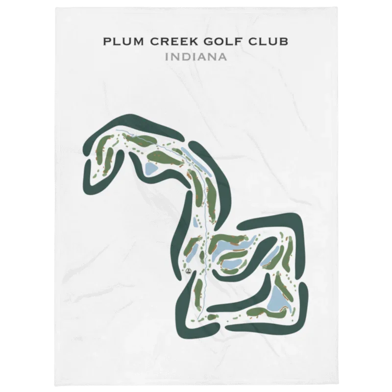 Plum Creek Golf Club, Indiana - Printed Golf Courses