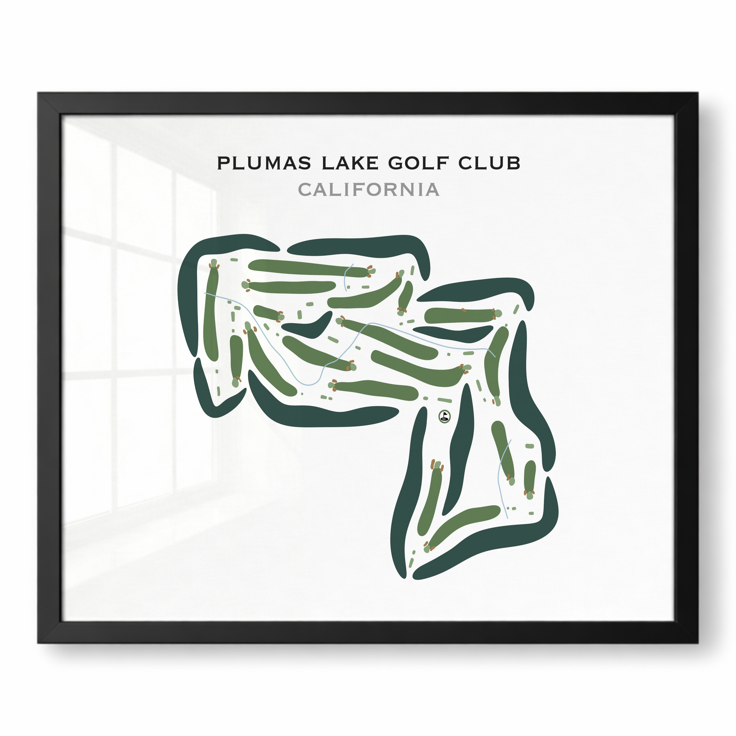 Plumas Lake Golf Club, California - Printed Golf Courses