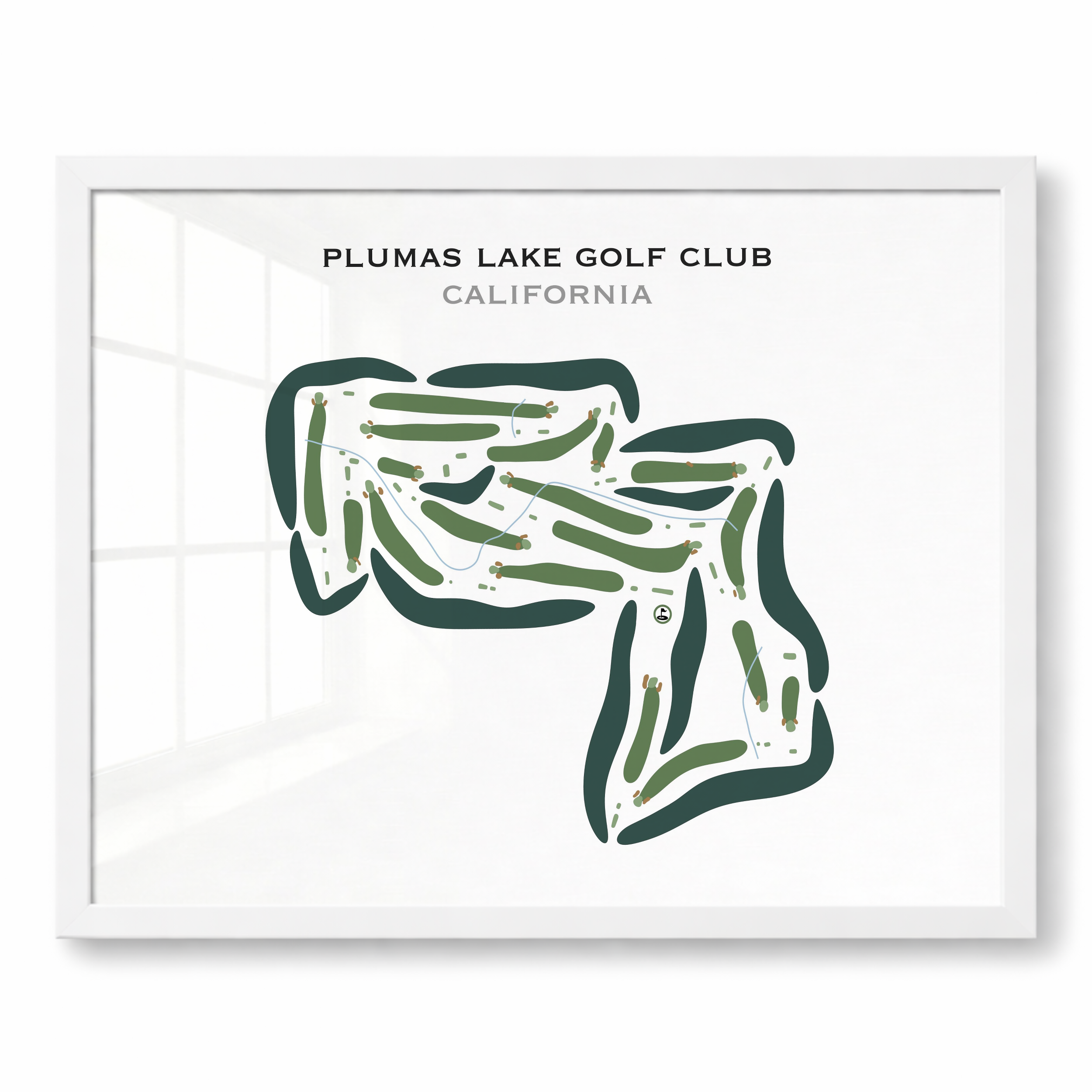 Plumas Lake Golf Club, California - Printed Golf Courses