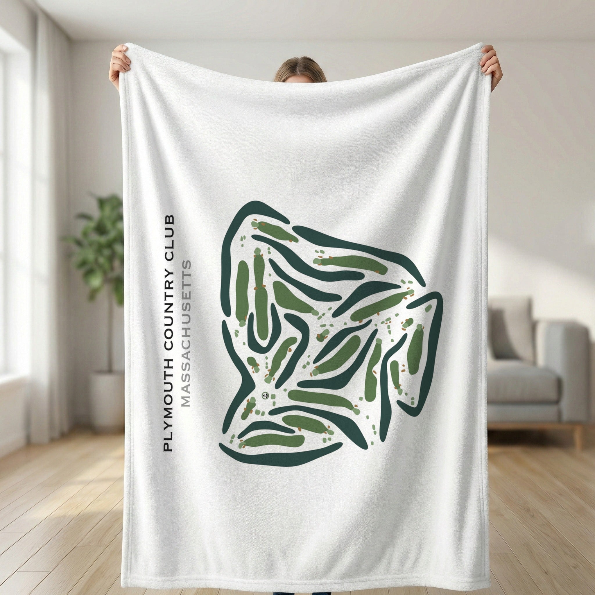 Plymouth Country Club, Massachusetts - Printed Golf Courses