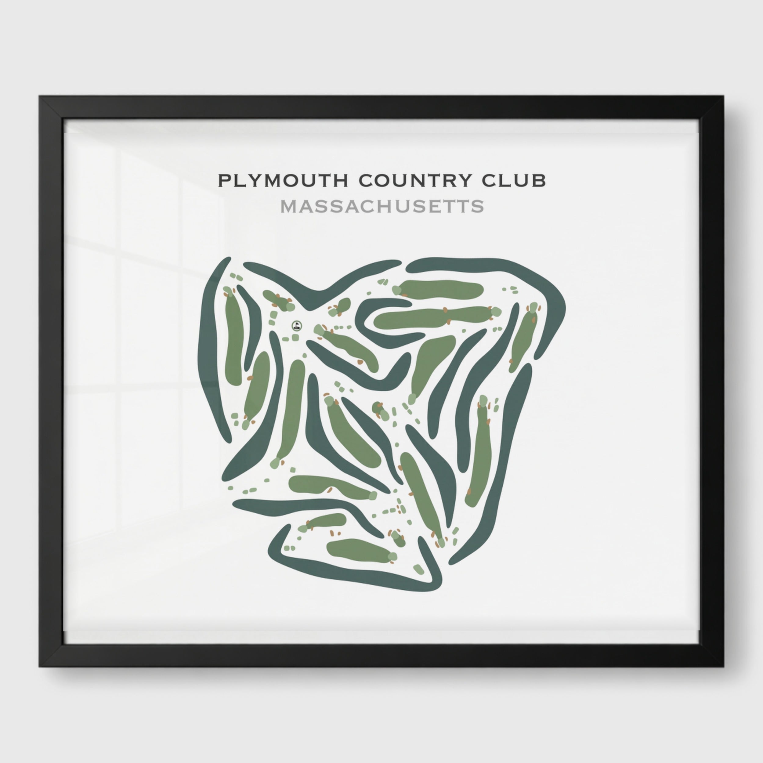 Plymouth Country Club, Massachusetts - Printed Golf Courses