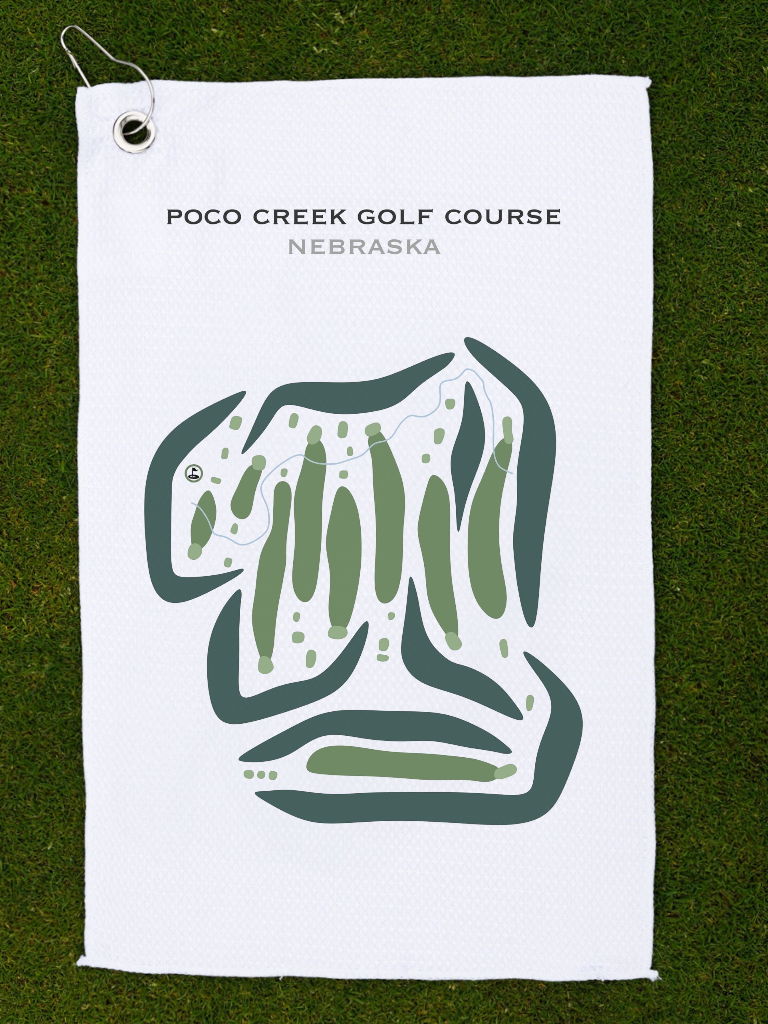 Poco Creek Golf Course, Nebraska - Printed Golf Courses