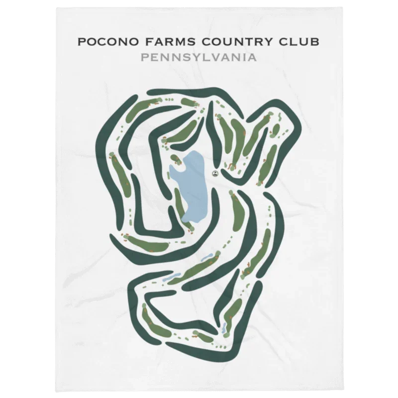 Pocono Farms Country Club, Pennsylvania - Printed Golf Courses