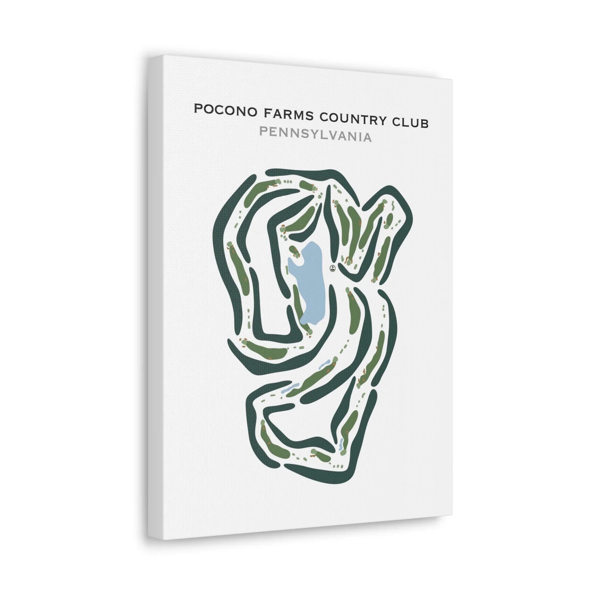 Pocono Farms Country Club, Pennsylvania - Printed Golf Courses