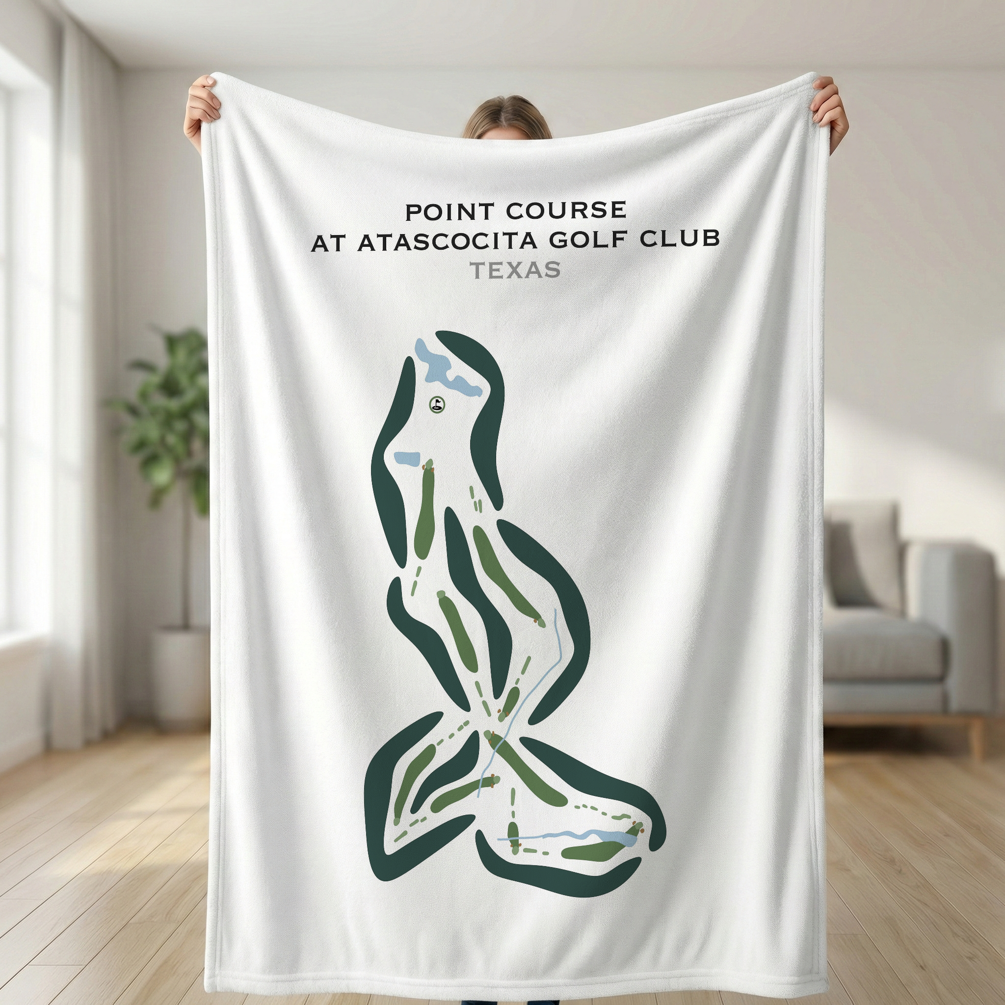 Point Course at Atascocita Golf Club, Texas - Printed Golf Courses