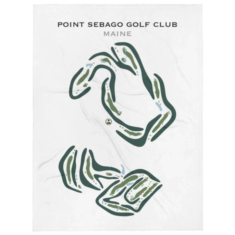 Point Sebago Golf Club, Maine - Printed Golf Courses