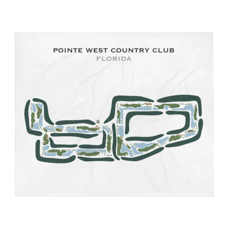 Pointe West Country Club, Florida - Printed Golf Courses
