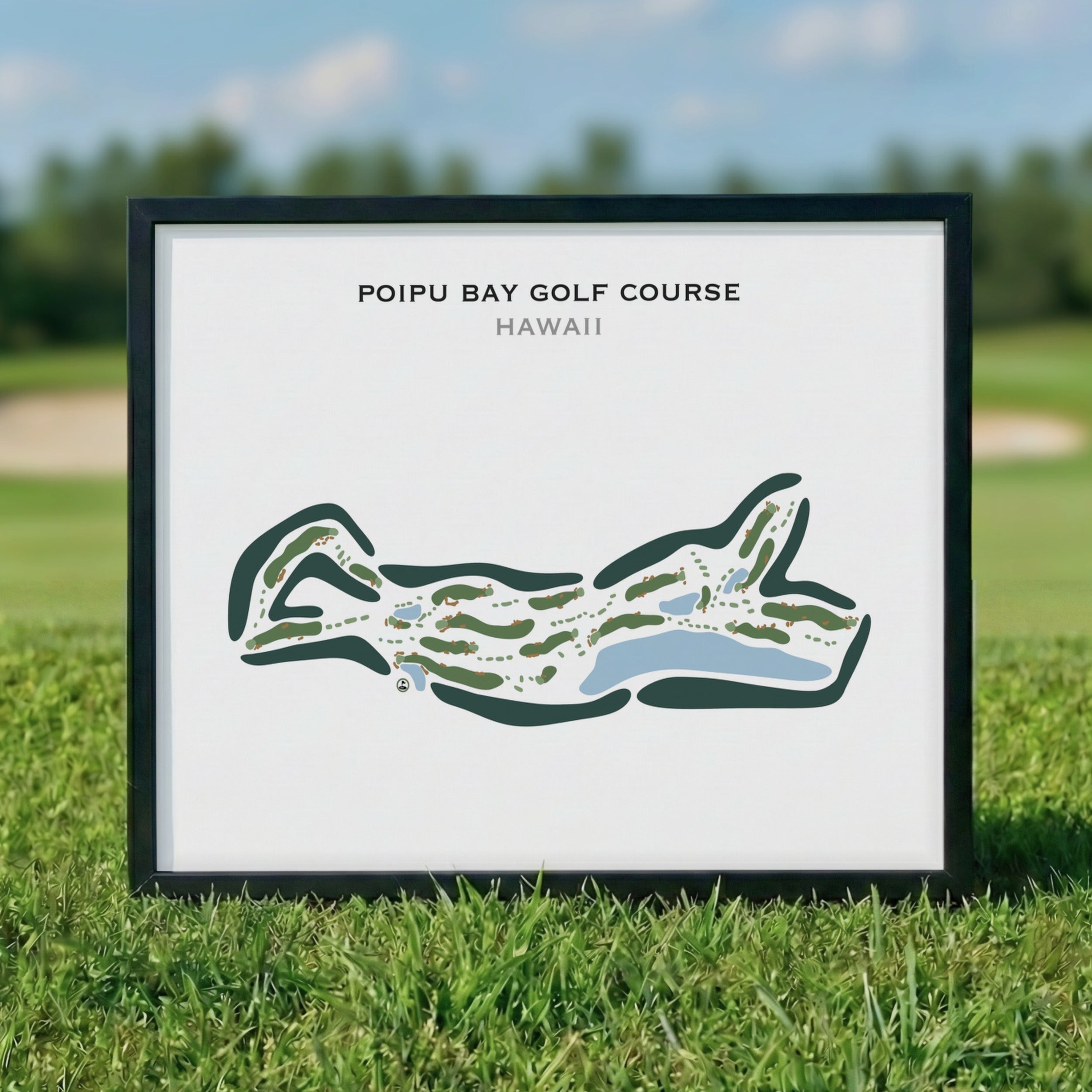 Poipu Bay Golf Course, Hawaii - Printed Golf Courses