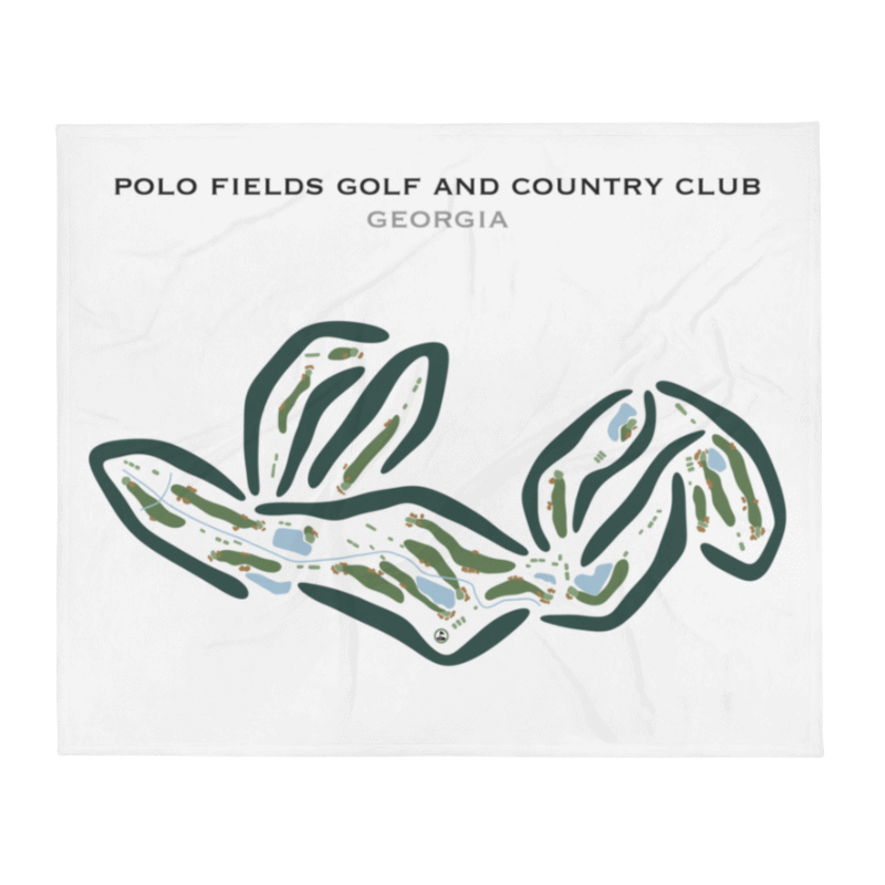 Polo Fields Golf and Country Club, Georgia - Printed Golf Courses