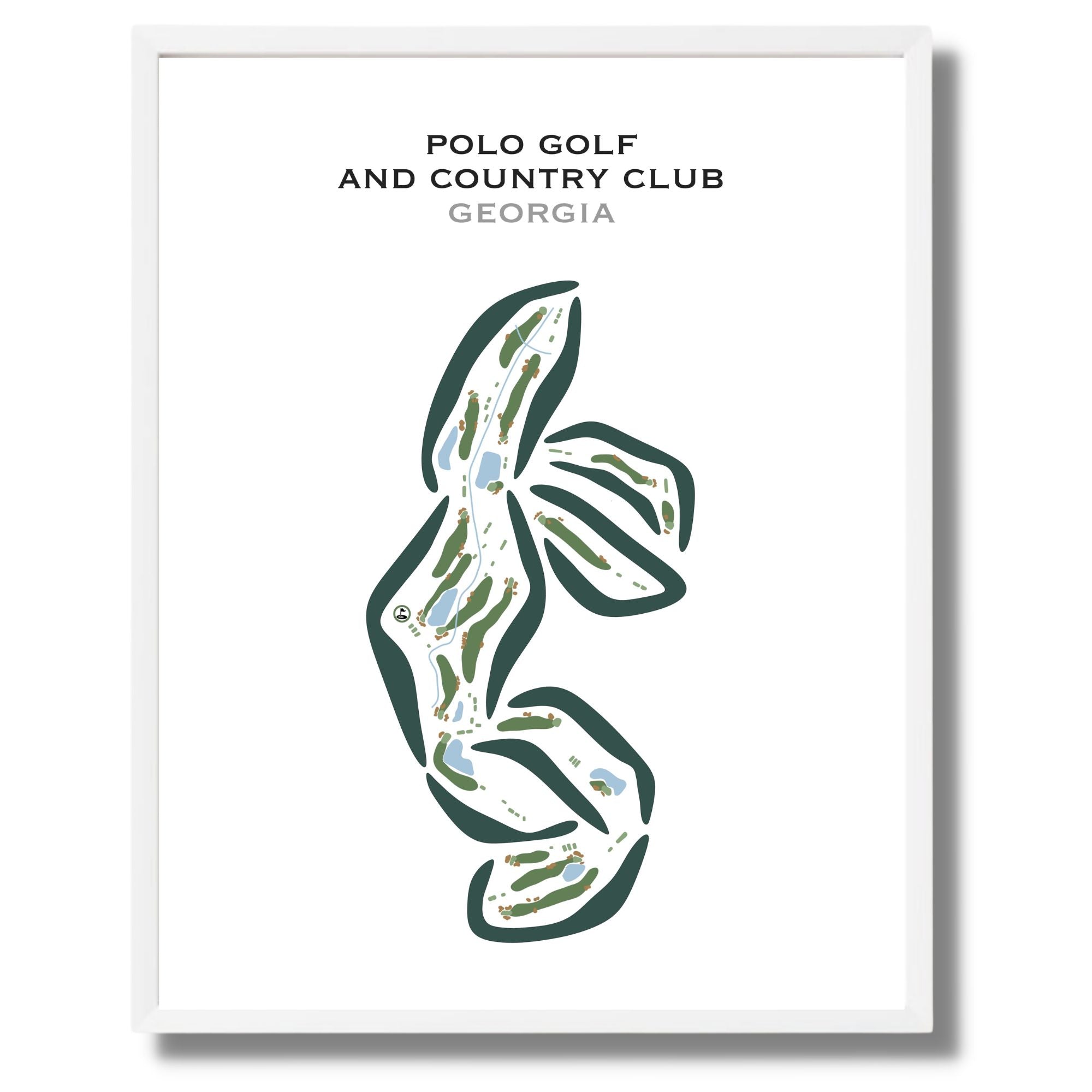 Polo Golf & Country Club, Georgia - Printed Golf Courses
